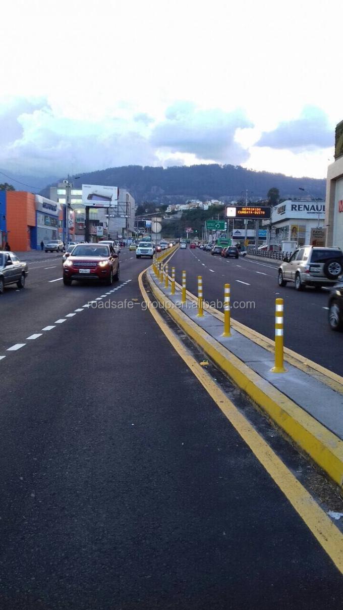 Προειδοποιητικό οδικής ασφάλειας εξωτερικού 75cm ανθεκτικό πλαστικό ποστ προειδοποίησης κυκλοφορίας 18