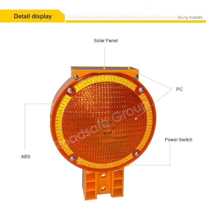 Προειδοποιητικό οδικής ασφάλειας εξωτερικού 75cm ανθεκτικό πλαστικό ποστ προειδοποίησης κυκλοφορίας 19