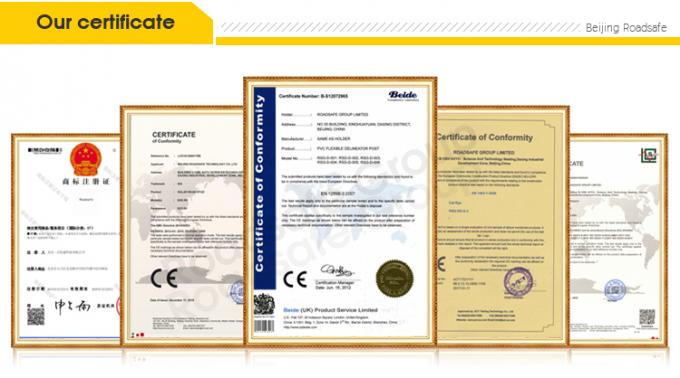 Προειδοποιητικό οδικής ασφάλειας εξωτερικού 75cm ανθεκτικό πλαστικό ποστ προειδοποίησης κυκλοφορίας 24