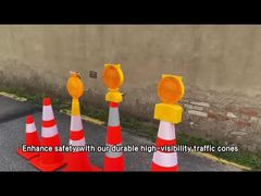 Κώνος κυκλοφορίας και προειδοποιητικό φως