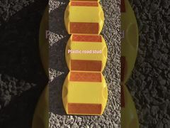 πλαστικό οδικό σήμα πολλοί τύποι τετράγωνο φθηνό μαύρο τύπος