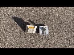 ROADSAFE 100*100*20/90mm LOGO Customs Αλουμινένιο Αντανακλαστικό Στοιχείο Δρόμου Υψηλής Ποιότητας Πέτρα Δρόμου Ασφάλειας Αντανακλαστικό C