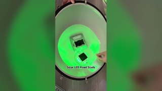 Solar Road Stud Testing Bright Safety